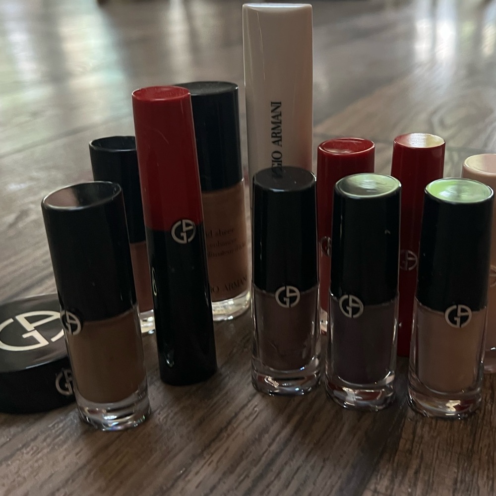 Giorgio Armani Red and Cream Lipstick Collection